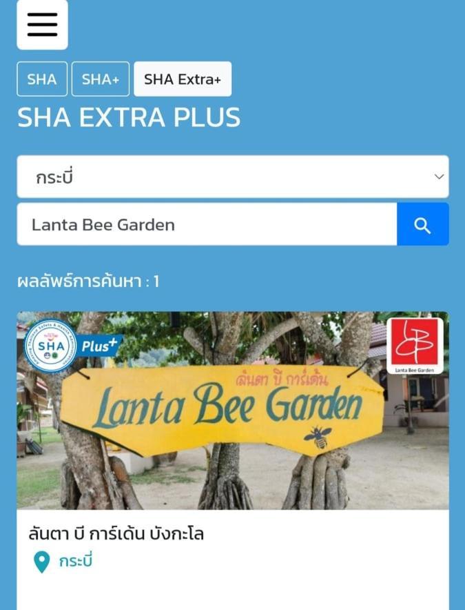 Lanta Bee Garden Bungalow Sha Extra Plus Ко-Ланта Экстерьер фото